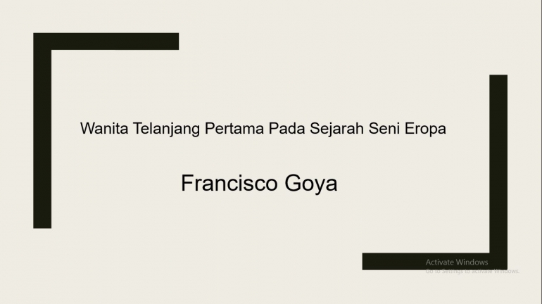 Francisco Goya, gambar: dok. pribadi penulis