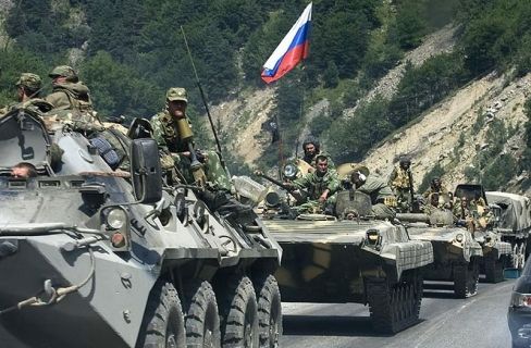 Agresi militer Rusia di perbatasan Timur Ukraina. Foto dari Dunia.Rmol.id
