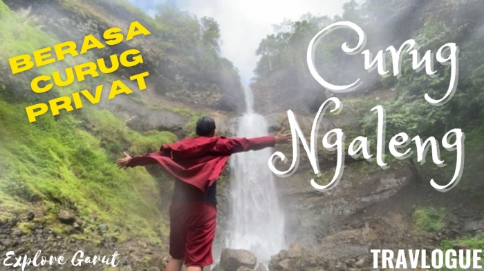 Pemandangan Curug Ngaleng di Garut Selatan (Dokpri)