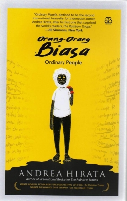 Cover novel Andrea Hirata yang berjudul Orang Orang Biasa (Sumber : gramedia.com)