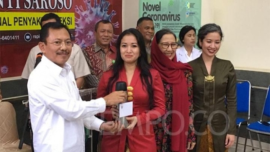 Kesembuhan Tiga Pasien Covid-19 - Sumber: Tempo.co