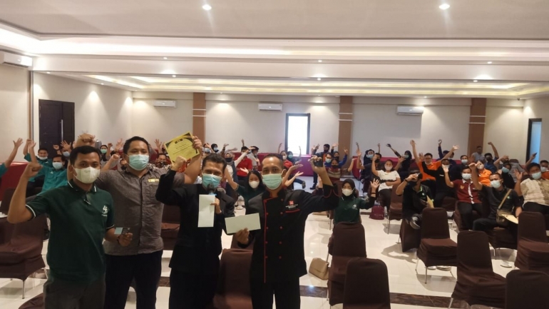 Gemuruh peserta training