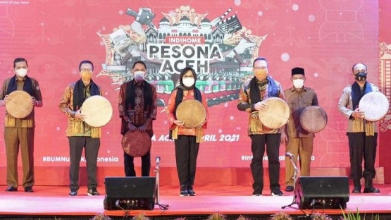 Peluncuran IndiHome Pesona Aceh di Banda Aceh (sumber: Telkom Indonesia)