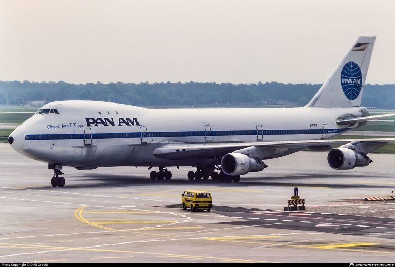 Boeing 747 - Pan Am Airlines. Sumber: Dirk Grothe