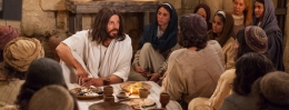 Ilustrasi Yesus Makan Bersama - Sumber: http://pojokbiblika.blogspot.com/
