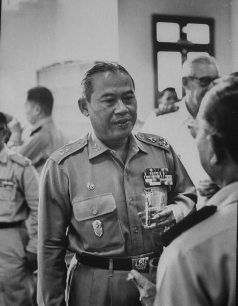 Thanom Kittikachorn pada tahun 1960 | Foto diambil dari Wikipedia