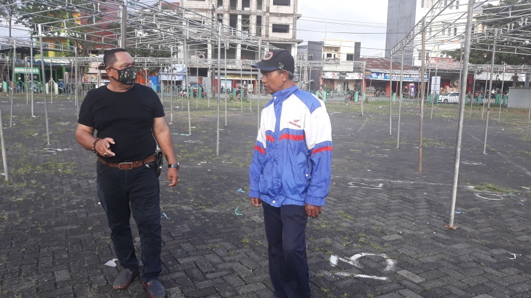 Haji Mustafa dan pengamanan Mesjid Al-Markas -dokpri