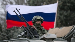 Pasukan Rusia di perbatasan Ukraina. Foto dari Dunia.Tempo.com.