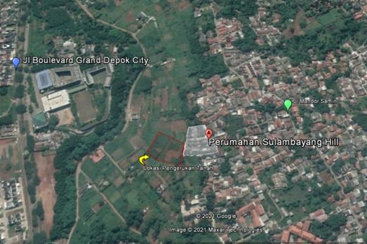Sumber: Google Earth (Olahan penulis)