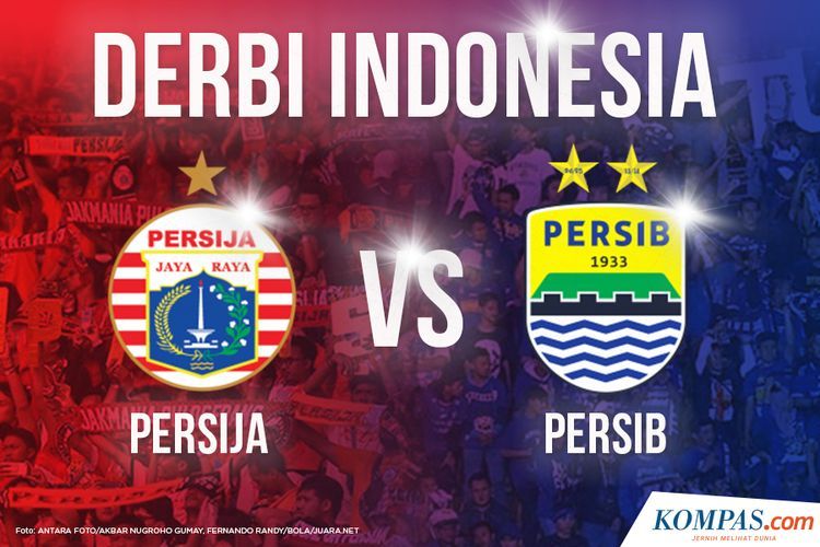 persija dan persib, sumber gambar : kompas.com