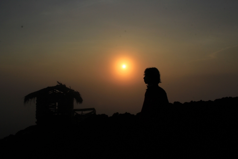 Siluet Gunung Ireng (dokpri)