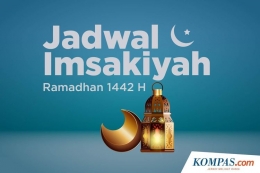 Harusnya ditulis Jadwal Salat Selama Ramadan, bukan Jadwal Imsakiyah (ilustrasi: kompas.com)