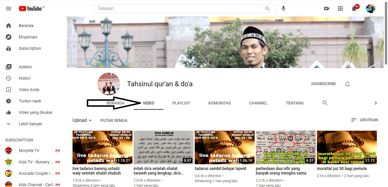 Screenshot Tahsinul Qur'an dan Do'a. Sumber: Screenshot dokpri