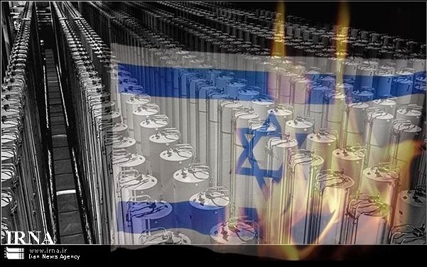 Gambar ilustrasi : Sentrifugal Nuklir Iran dan Bendera Israel. Sumber : IRNA. diedit dan tambahkan oleh Penulis