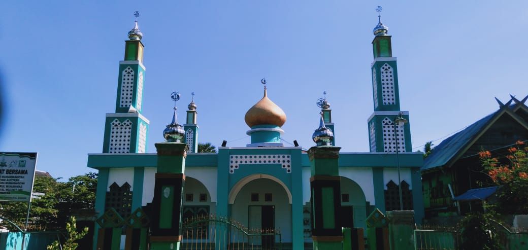 Masjid Nurul Muhammad Borongtammatea, di sinilah kecerdasan anak-anak Bortam diasah (Foto: Daeng Sibali)