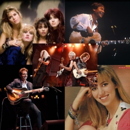 Para penyanyi atau band tahun 70/80an (sumber foto: dari berbagai akun di instagram)