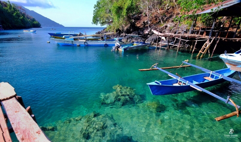 Pesona Hol Sulamadaha- Ternate. Sumber: koleksi pribadi