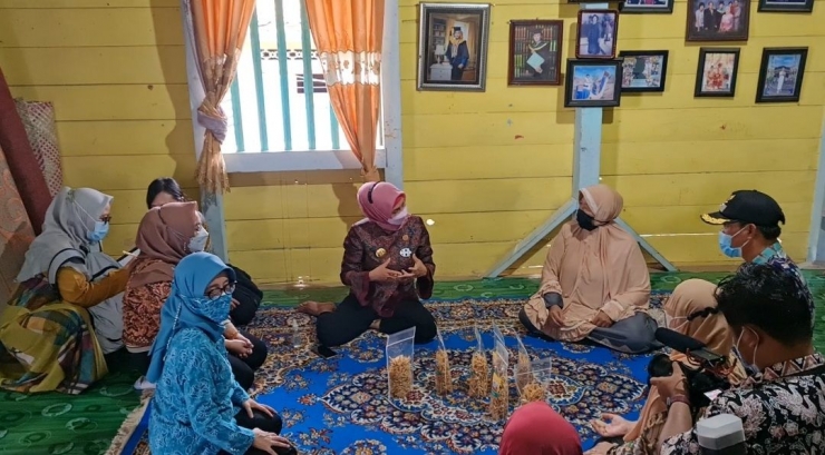 Pj Gubernur Jambi Dr. Hari Nur Cahya Murni saat kunjungan ke Desa Apok Alai - Foto: pribadi
