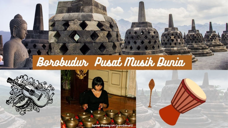 Borobudur, Bukti kejayaan masa lampau dan kini akan menjadi pusat musik dunia
