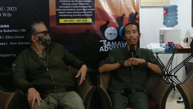 Raden Bambang Adi Wijaya 'Awe' Founder Samawe Adventure sekaligus pendaki utama Elspedisi 30 Summits / dokpri