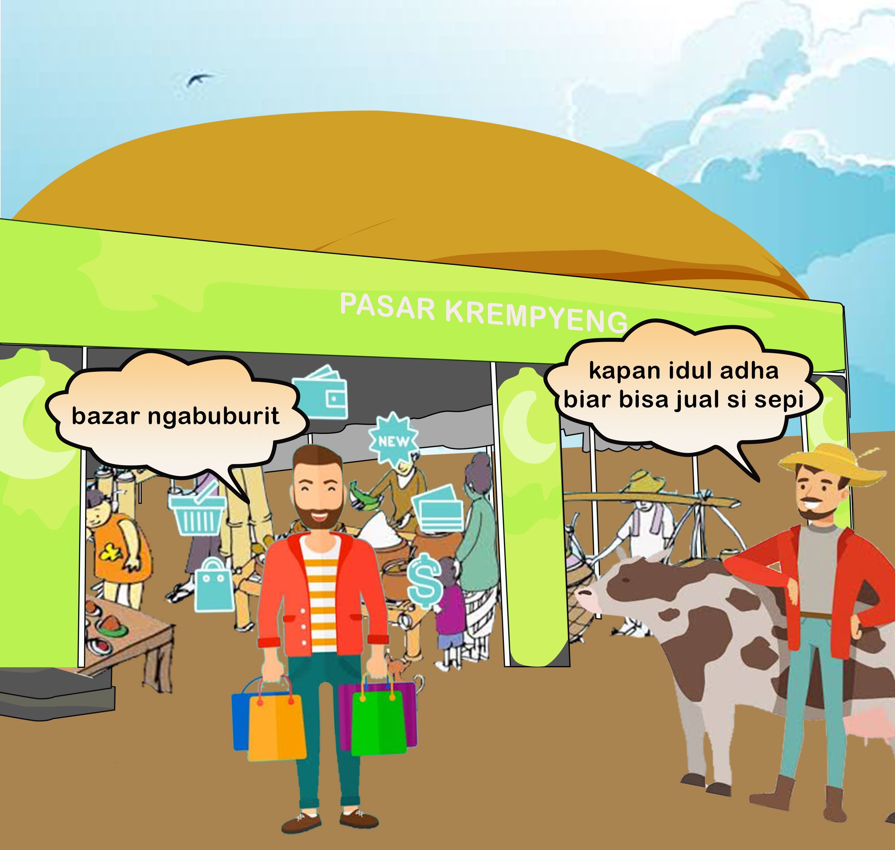 Pasar Krempyeng Al-Bazar, Sahabat Vektor&nbsp;