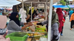 Suasana Kemeriahan Pasar Ramadhan di Kota Balikpapan | Dokumen Pribadi