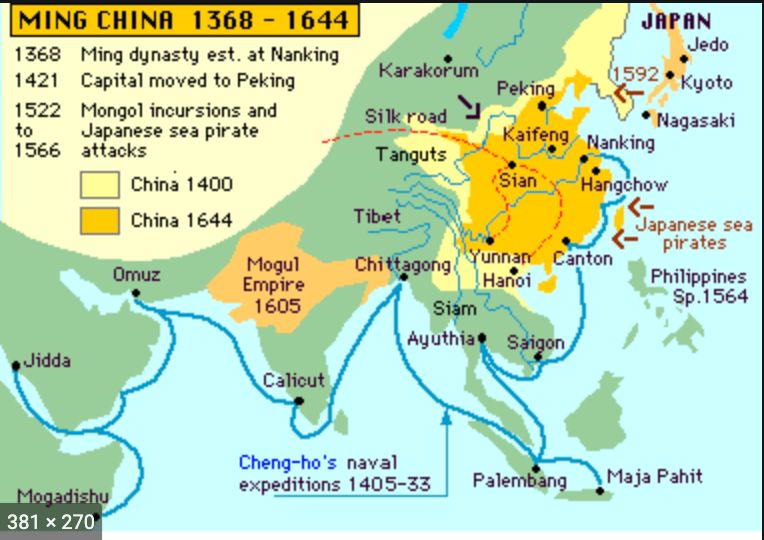 Ilustrasi Konsep Ekspansi Dinasti Ming - Sumber: chinareport.com