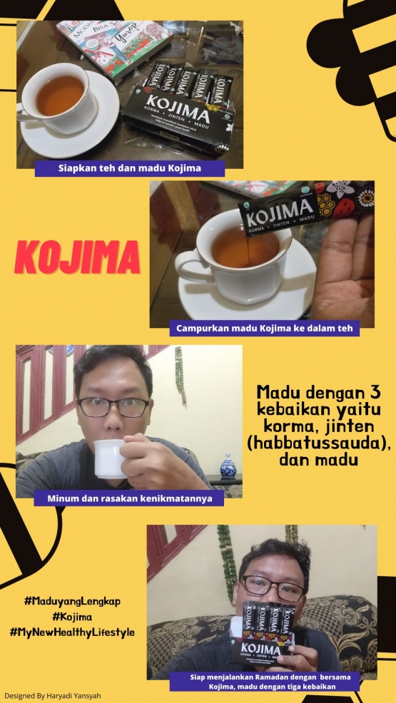 Demi menjaga kesehatan selama Ramadan, saya mengkonsumsi KOJIMA.