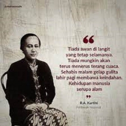 R.A.Kartini dan kata Mutiara ( kompas.com )