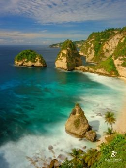 Diamond Beach - Nusa Penida. Sumber: Koleksi pribadi