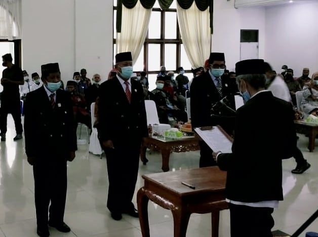 Pengukuhan Pimpinan BAZNAS Kota Baubau Masa Bakti 2021-2026/ Dok. Humas