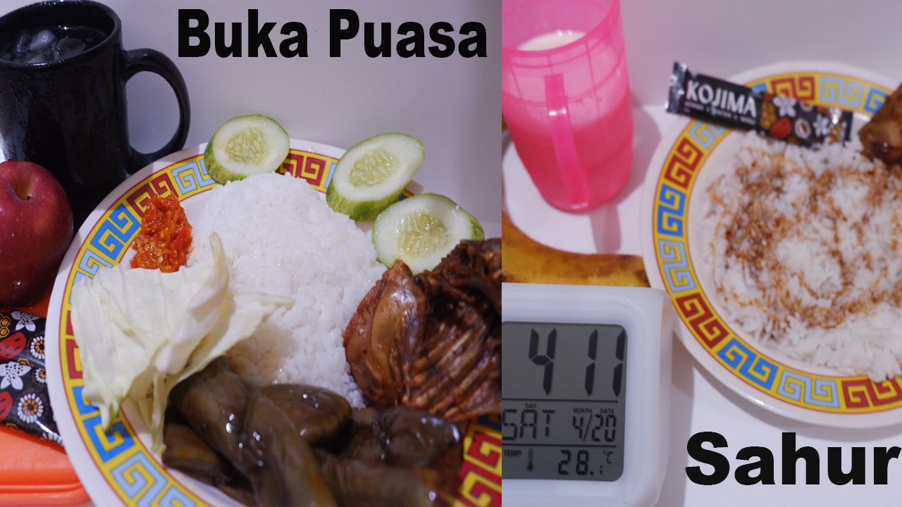 Nutrisi lengkap tapi berminyak untuk buka puasa dan sahur bagi perantau yang jauh dari keluarga. Dokpri