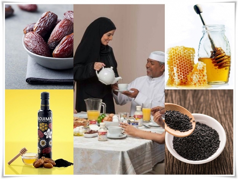 Nutrisi berbahan herbal alami yang berkualitas sangat diperlukan untuk menjaga stamina selama menjalankan puasa Ramadan (dok. Bonny, Deltomed, Healthline, honey.com/ed.WS)