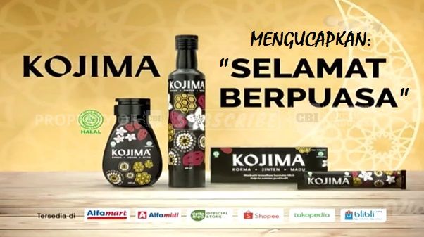 KOJIMA mengucapkan Selamat Berpuasa di Bulan Ramadan (Sumber: Commercial Break Indonesia/diolah)