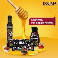 KOJIMA, kemasan praktis madu yang mengandung 3 kebaikan korma, jinten, madu. Sumber: Facebook