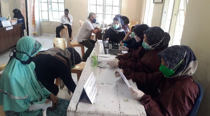 Alhamdulilah event vaksinasi covid-19 sukses, terima kasih UPTD Puskesmas Pancalang(dokpri)
