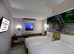Deluxe Double Rooms Cordela Hotels Kartika Dewi Yogyakarta. Foto: http://omegahotelmanagement.com/cordelahotels/kartikadewi/rooms/