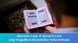 Ilustrasi Membaca Quran Irama Jiharkah. Dok. Ozy V. Alandika via Canva