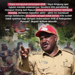 dokpri: Bupati Puncak Papua