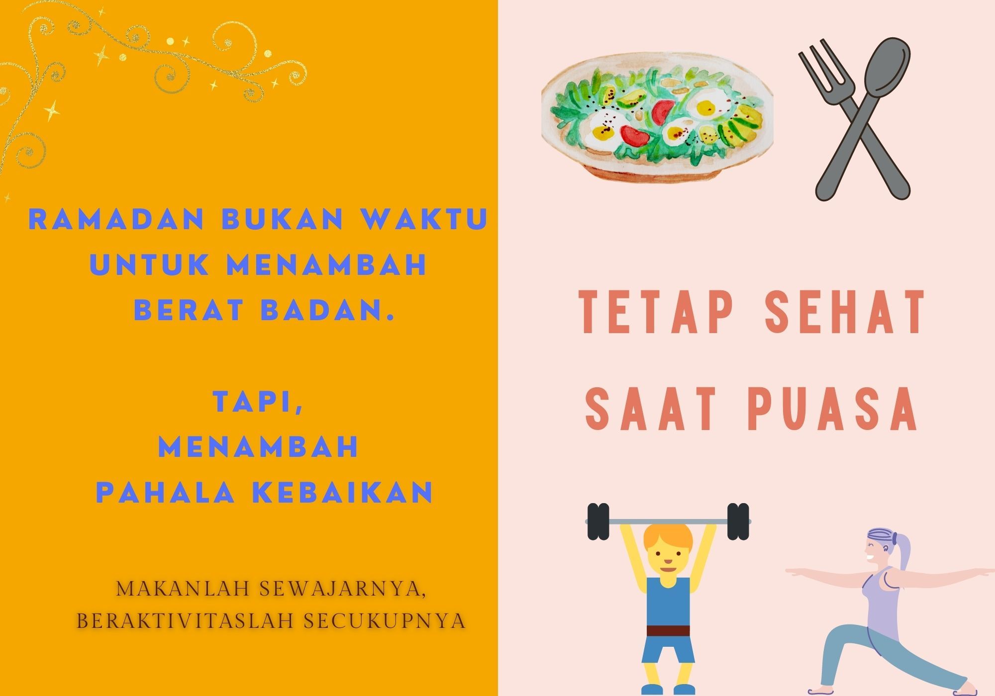 Makan Sehat & Aktivitas Fisik (Dok. pribadi)