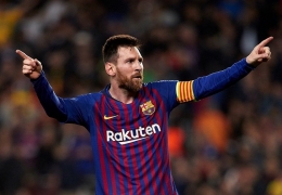 Super Star Barcelona asal Argentina, Lionel Messi (Foto Getty Images)