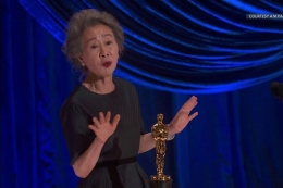Oscar 2021 menampilkan keragaman nominasi dan pemenang, salah satunya Youn Yuh Jung (Koreaboo via kompas.com)