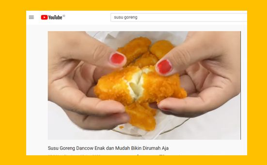 Sumber Gambar: Screen Capture Channel Youtube Resep Kekinian