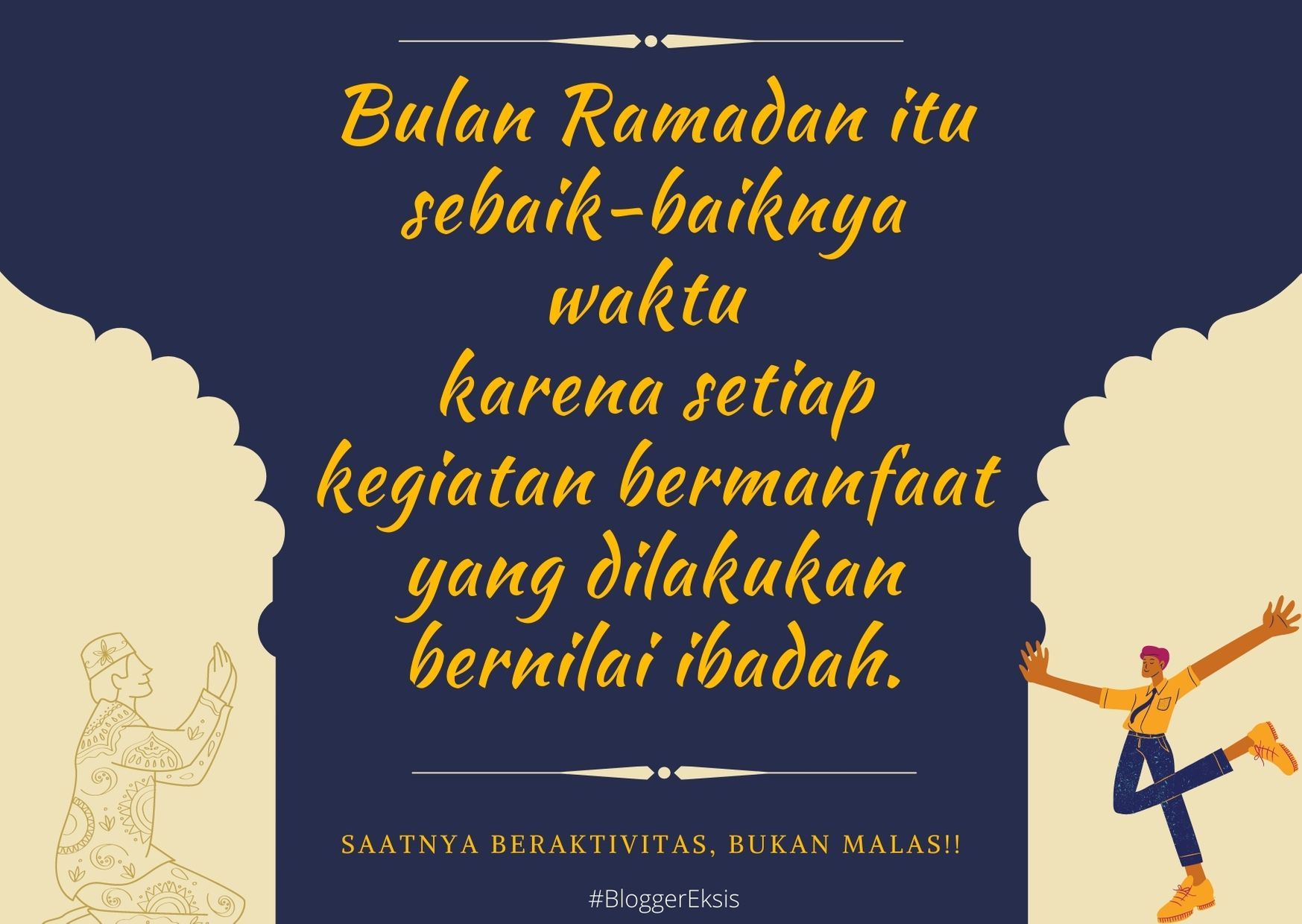 Aktivitas ramadan yang bernilai kebaikan akan dilipatgandakan pahalanya (dok. pribadi)