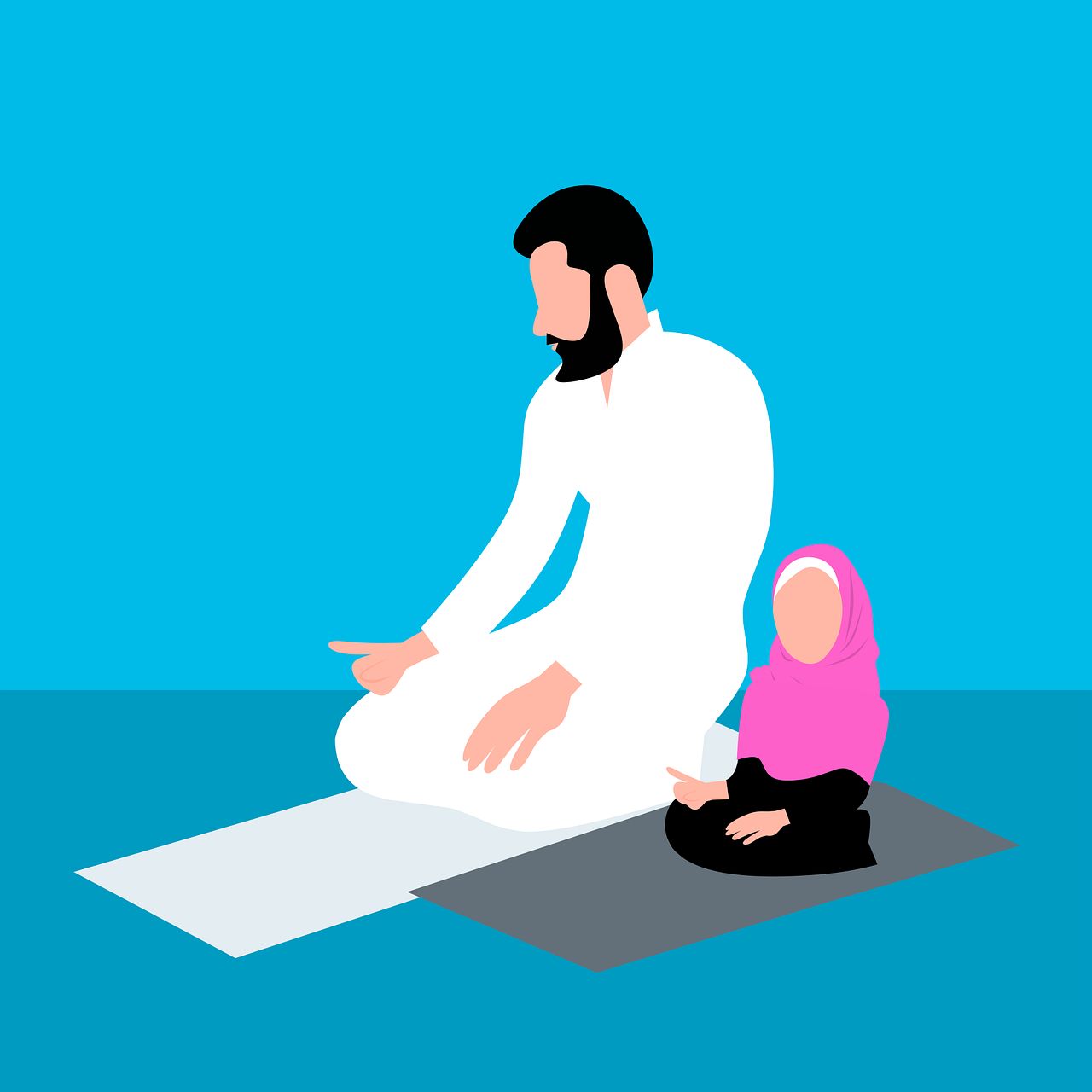 Ibadah di rumah memperkuat ikatan keluarga dan membantu anak - anak melalui bulan puasa (mohamed Hassan/Pixabay)