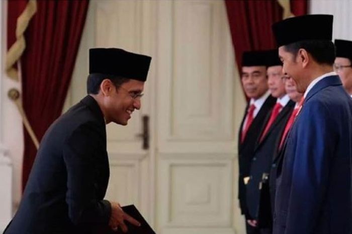 Kejelian Jokowi memilih Nadiem untuk menahkodai Kementerian Baru. Grid.id