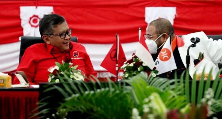Petinggi PDIP bertemu petinggi PKS di Menteng. Foto : republika.co.id/ Rizkyan Adiyudha