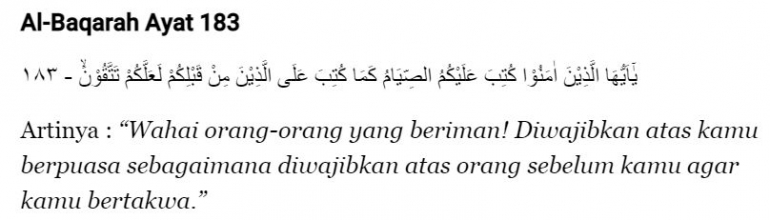 Surat Al-Baqarah Ayat 183