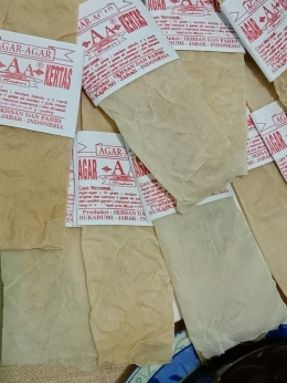 Foto : Tampilan agar kertas dari Sukabumi (dok.Pribadi)
