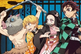 Anime Kimetsu no Yaiba the Movie: Mugen Train. Gambar: Thedisplay.net